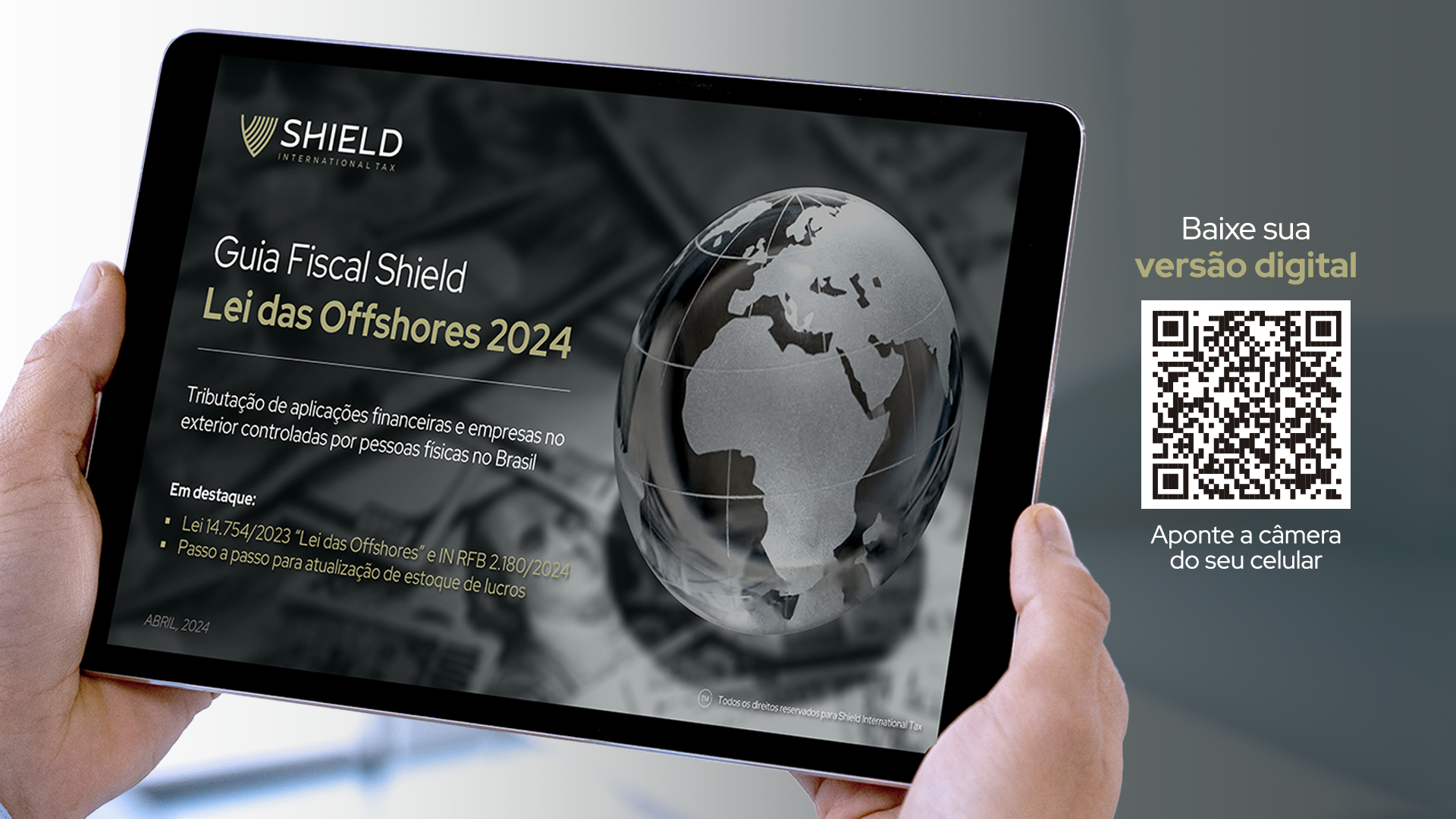 Capa do Guia Fiscal Shield sobre a Lei das Offshores 2024